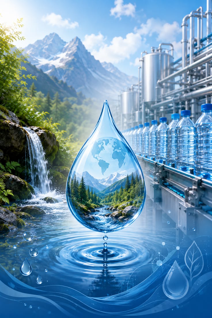 Production d'eau minérale à AGBASSA